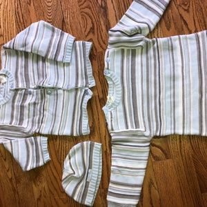 18 mo Boutique 3 pc set. 100% cotton made in Franc